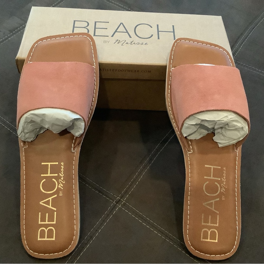 Suede Slides